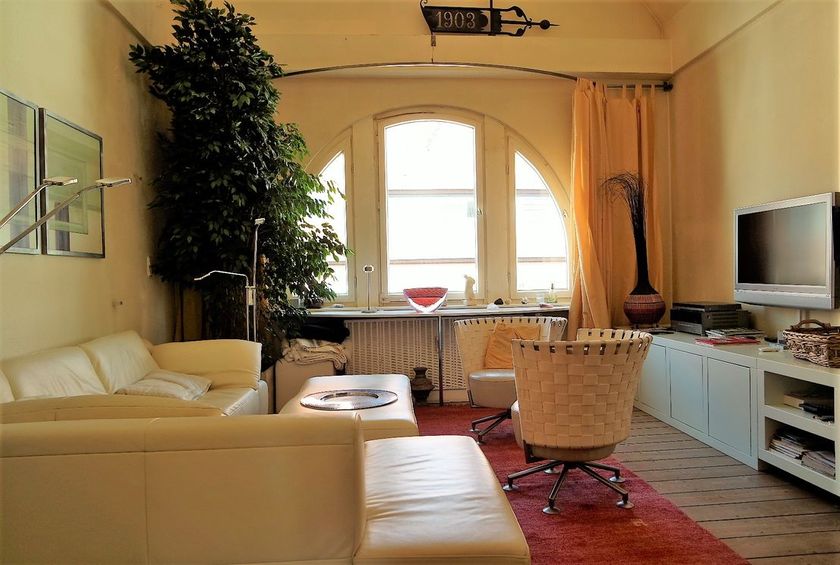 Maisonette Wohnung Wohnzimmer